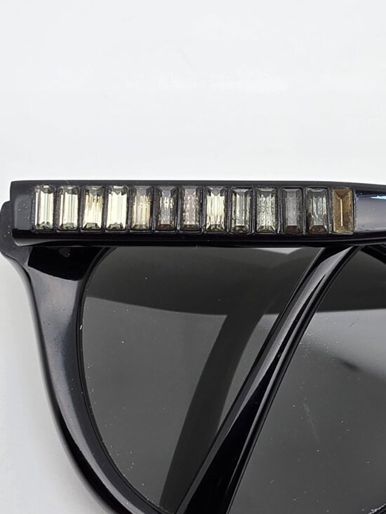 Vera Wang Nezetta Black Cat Eye Sunglasses FRAME ONLY w/ Case 52-21-135 main image 14